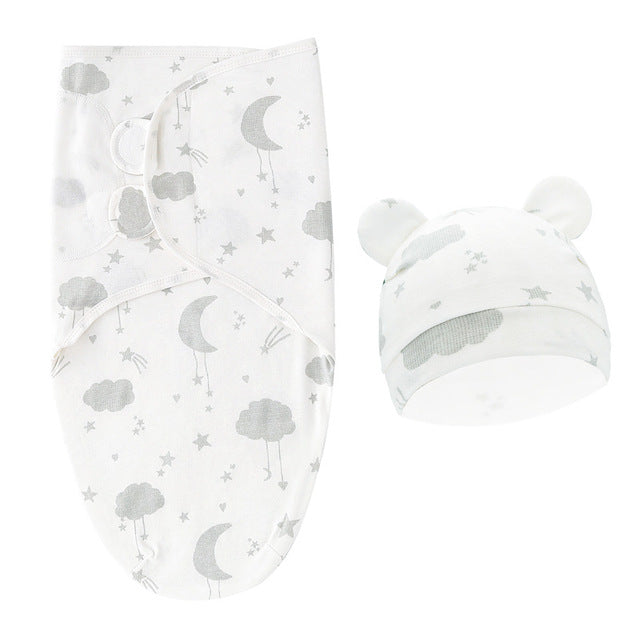 Swaddle & Hat Set