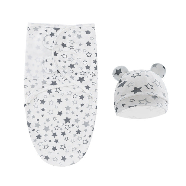 Swaddle & Hat Set